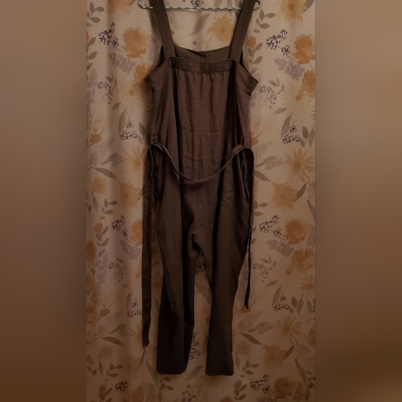 Everlane "the linen jumpsuit" olive green - Picture 6 of 6